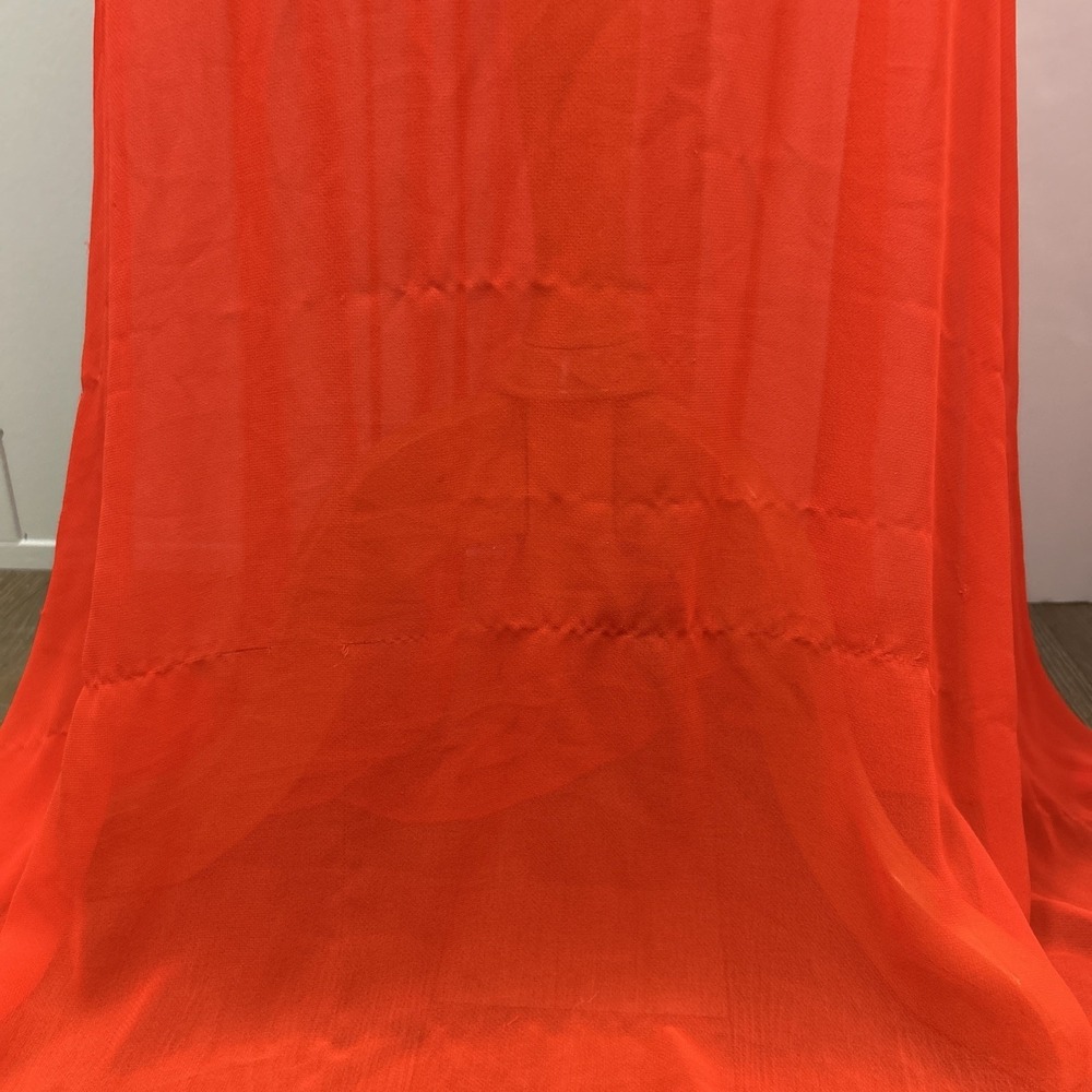 BCBG MAXAZRIA RED PEPLUM MAXI DRESS / TRUMPET GOWN SIZE 02 - Picture 3 of 11